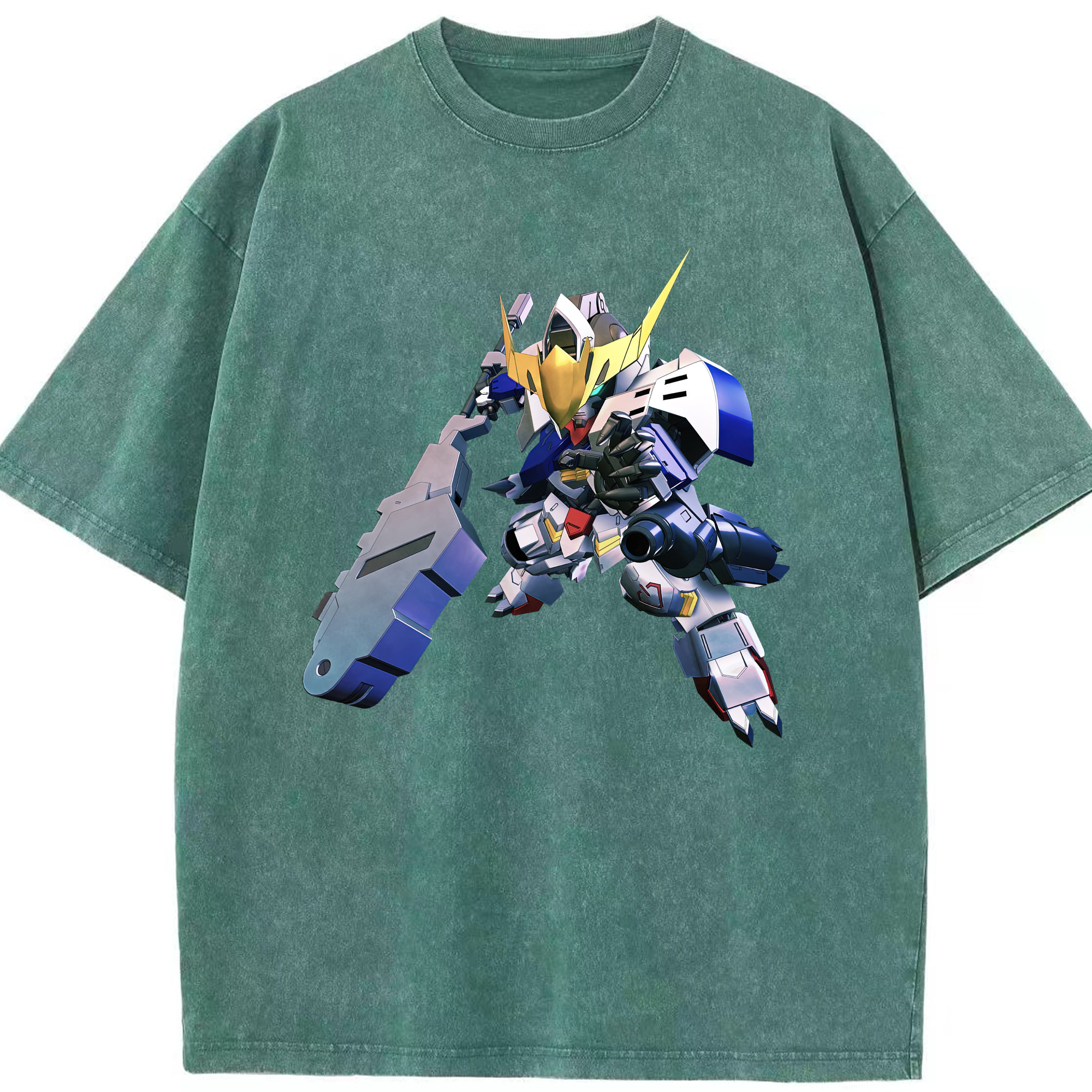 （画像用） 機動戦士ガンダム Mobile Suit Gundam 綿100% ヴィンテージ風 半袖Tシャツ（フロントプリント）